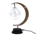 thumbnail image 2 of Lámpara Lámpara de bola de ratán con globo LED, lámpara de sala de baile de cáñamo y ratán de hierro forjado (azul) Ndcxsfigh Nuevos Originales, 2 of 9