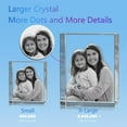 thumbnail image 2 of AISENIN 3D Crystal Photo Picture Cube Idea Gift With Your Own Photo Customized Birthday Wedding Memorial Mother's Day Couples Gift for Women Wife Her husband Men, 2 of 5