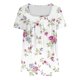 thumbnail image 4 of Fiudx Tops para Mujer Top Holgado de Manga Corta Plisado con Cuello Extragrande Estampado para Mujer L-5Xl, 4 of 4