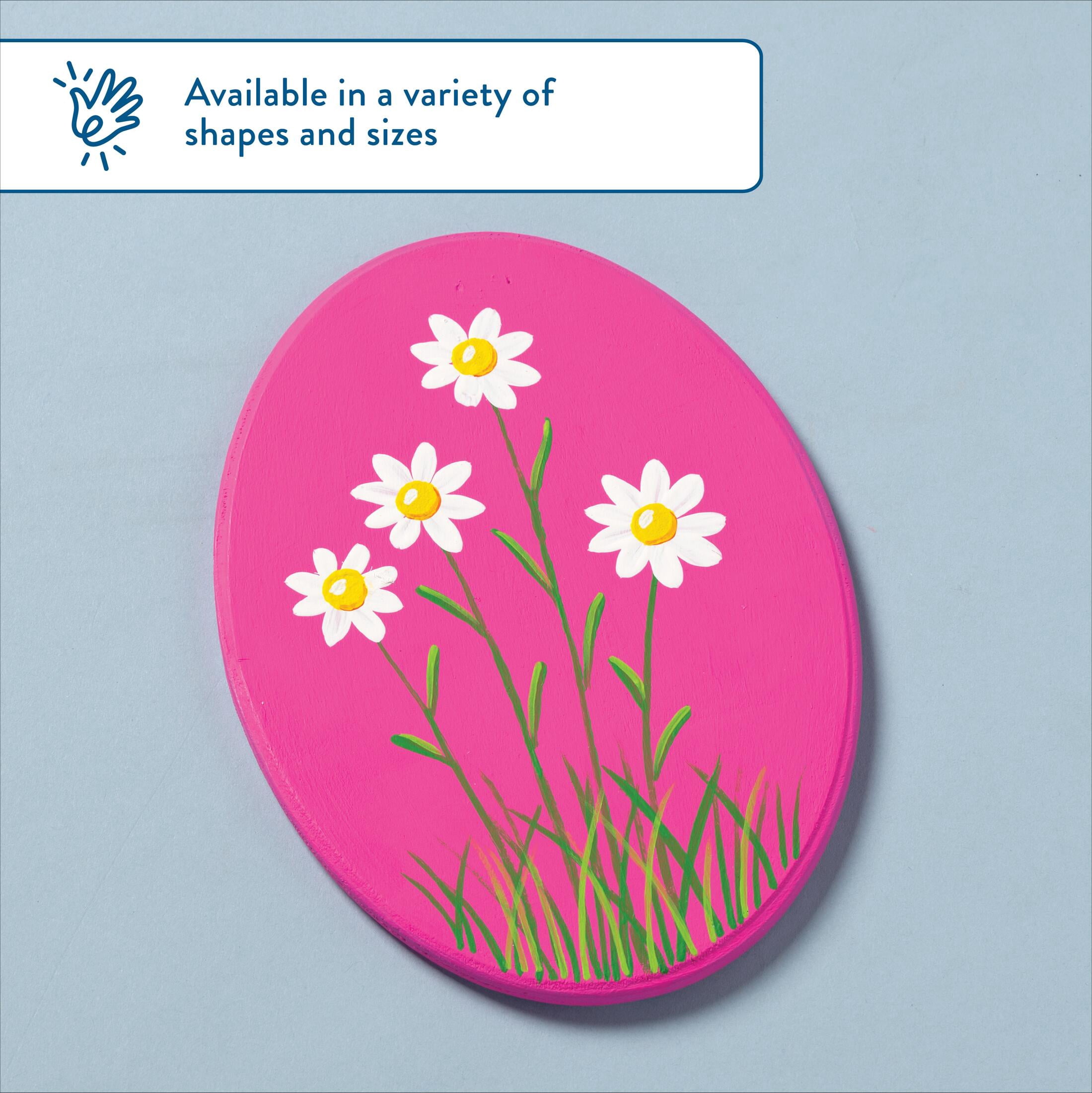 Hello Hobby Wood Oval Plaque, 7.25" x 5"
