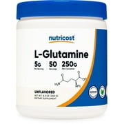 Nutricost L-Glutamine Powder 250 Grams - Gluten Free & Non-GMO Supplement