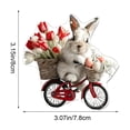 thumbnail image 5 of A Acrylic Bunny Pendant For Easter Decorations Small Hanging Ornament Holiday Decorative Object For Home Or Party Festivities, 5 of 6