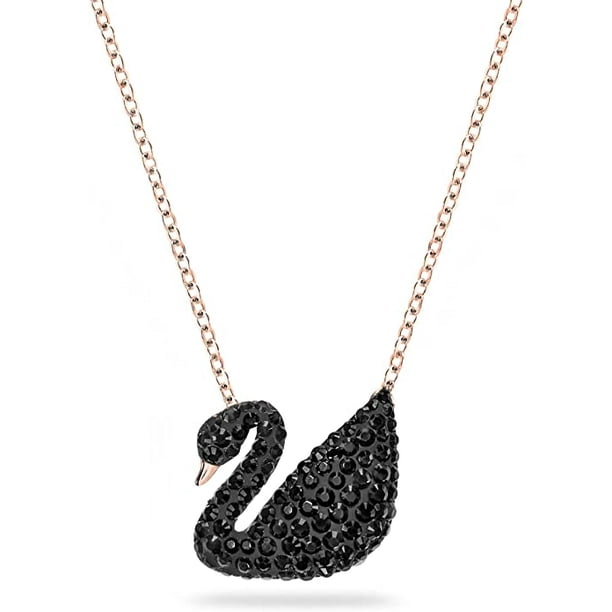 Anillo swarovski cisne negro shop