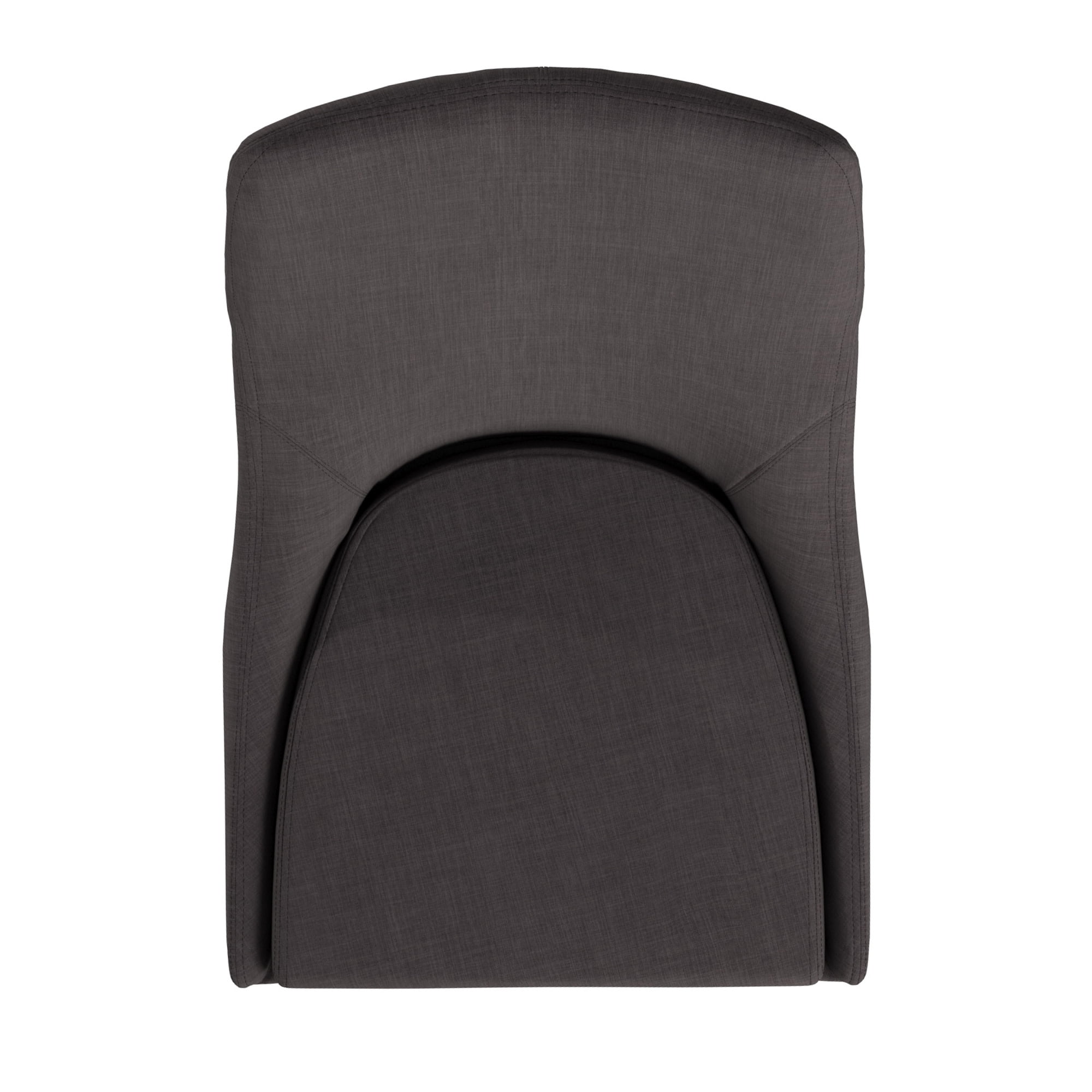 Weston Home Baxter Mid-Century Modern Dining Chair, Dark Gray (Set of 2)