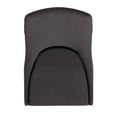 thumbnail image 2 of Weston Home Baxter Mid-Century Modern Dining Chair, Dark Gray (Set of 2), 2 of 6