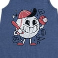 thumbnail image 3 of Instant Message - Baseball Mascot - Girls Aline Dress, 3 of 6