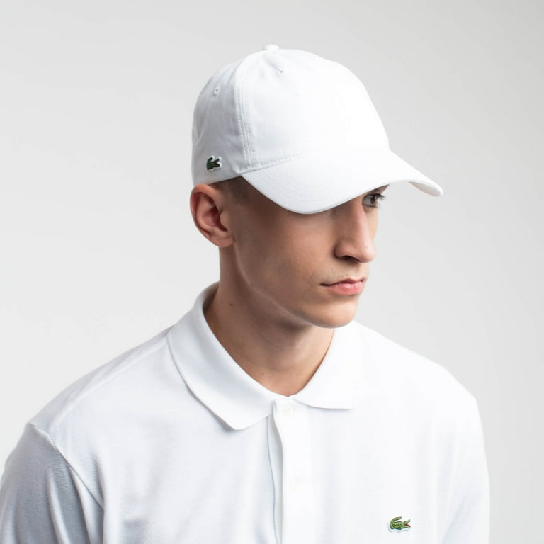 Mens white lacoste cap Clearance