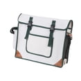 thumbnail image 4 of Bolsa de lona para guardar herramientas, bolso de hombro, resistente, práctico y cruzado. Blanco, 4 of 9