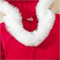 thumbnail image 5 of ZDHoor Girls Xmas Gifts Winter Hoodies Swing Dress Christmas Festival Easter Cosplay Dressing Up Red-B 3, 5 of 8