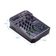 thumbnail image 4 of Mixing Console,Player Function 5v Portable 4-channel Sound Bt Mp3 Player T4 Portable 4-channel Dj Network Live Function 5v Power 5v Power Dj Power Bt Console Audio Built-in 48v Phan Power Rookin, 4 of 7