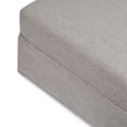 thumbnail image 2 of Namesake Crawford Modern Fabric Gliding Ottoman in Performance Gray, 2 of 6