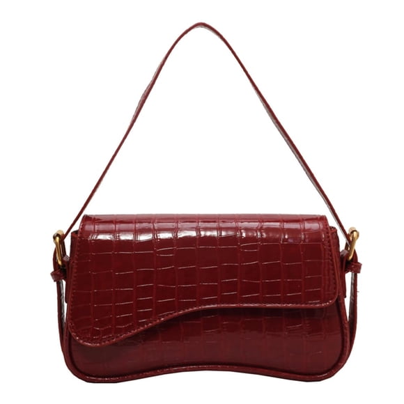 Bolso de hombro Juoxeepy Y2K Crocodile Bolso de mano para mujer