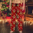 thumbnail image 2 of KDFJPTH Christmas Mens Casual Pants Pajama Pants With Drawstring And Pockets Christmas Gift Casual Trousers, 2 of 4