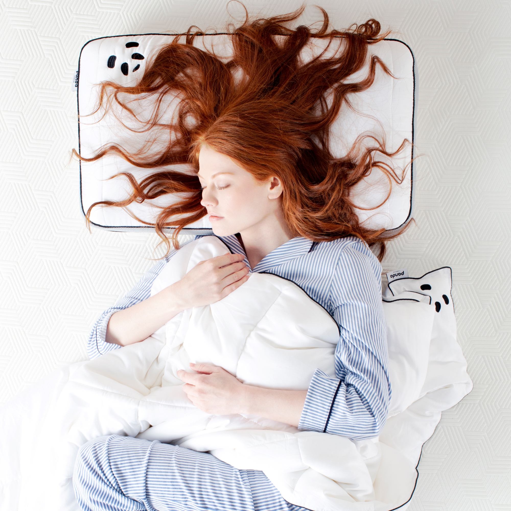 Panda Hybrid Memory Foam Bamboo Adult Pillow