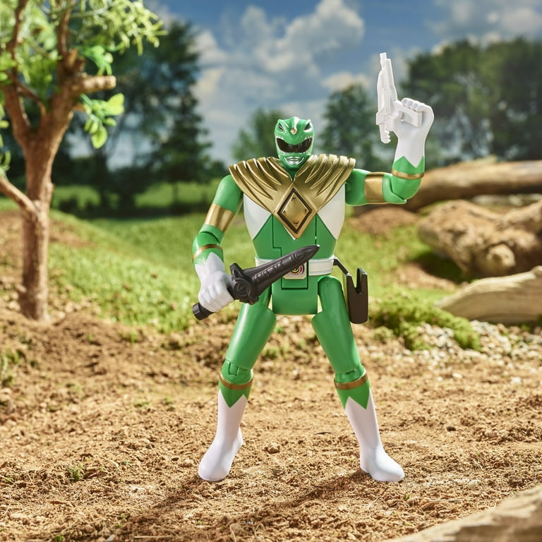 Power Rangers White-green Ranger Face off Official Men's