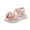 Pink, variant on Shoes for Toddler Girls Open Toe Ankle Strap Comfort Non-Slip Flat Dress Shoes Summer Outdoor Shiny Bow Decoration Sandals Princess Shoes Girls Soft Sole Platform Sandals