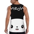 thumbnail image 2 of Sigee Cat Meow for Men's Workout Tank Top, Athletic Gym Sleeveless Shirt - Quick Dry, Lightweight, Breathable XX-Large, 2 of 9