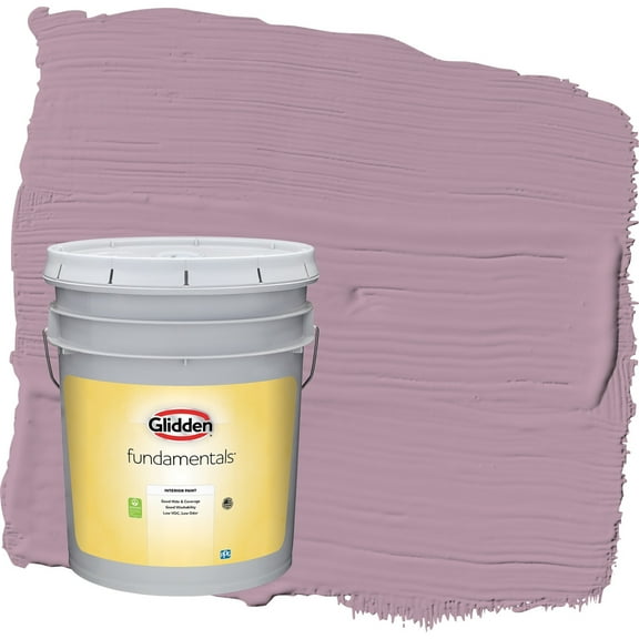 Glidden Fundamentals Ashberry / Purple Eggshell Interior Paint, 5 Gallon