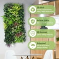 thumbnail image 2 of ODTORY Artificial Hedge Grass Wall Panel: 40" x 20" UV-Anti Faux Boxwood Ivy Greenery Backdrop, Fake Green Plant Fence for Indoor & Outdoor Privacy Screen and Home Decor, 2 of 7