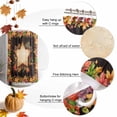thumbnail image 5 of Shower Curtain 60"W x 72"L Fall Maple Leaves Star Vintage Wood Grain Fabric Shower Curtains Set with Hooks Water Repellent Bathroom Curtains Machine Washable Bathroom Accessories, 5 of 6