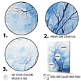 thumbnail image 3 of Designart "Blue Hued Maple Murmurs" Tree Maple Floater Framed Wall Decor, 3 of 5