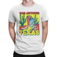 thumbnail image 2 of Bold San Antonio Texas Cactus Art Men's T-shirt, 2 of 3