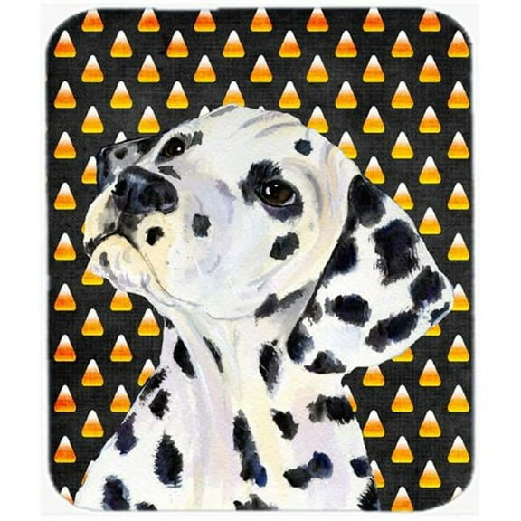Carolines Treasures  Dalmatian Candy Corn Halloween Portrait Mouse Pad