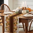 thumbnail image 3 of Hello Fall Pumpkin Table Runner, Autumn Thanksgiving Kitchen Dining Table Decoration for Home Party Decor 13x60 Inches, 3 of 9