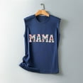 thumbnail image 6 of Dyegold Summer Tops for Women 2023, Summer Tank Tops for Women 2023 Trendy Funny MAMA Letter Print Blouses Dressy Casual Tshirt Sleeveless Round Neck ​Vest, 6 of 6