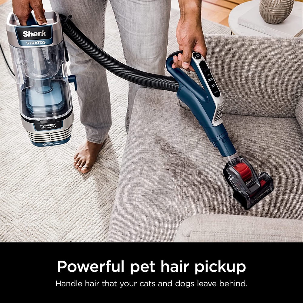 Shark AZ3002 Stratos Upright Vacuum Cleaner - Refurbished, DuoClean PowerFins