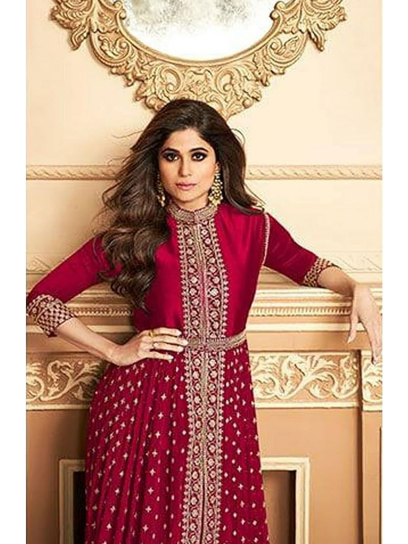 designer indian anarkali dresses bollywood Party Wear anarkali salwar kameez suit Gown Indian pakistani Designer