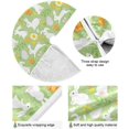thumbnail image 2 of FMSHPON Rabbits Xmas Christmas Tree Skirt Stand Mat for Holiday Party Decoration Indoor Outdoor 48 inches, 2 of 6