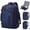 Navy Blue, variant on Expandable Travel Backpack 17 In Laptop Carry On Backpack with USB Pocket Wet Pocket,Waterproof Underseat personal item travel bag, Large Casual Daypack for Weekender Business(Navy Blue)