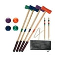 thumbnail image 4 of koolsoo 4 Players Croquet Set Portable Lawn Croquet Game Set for Lawn Outdoor Adults, 4 of 9
