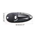 thumbnail image 2 of Placa de conector de entrada para guitarra Eléctrica Unique Bargains 2uds Negro, 2 of 5