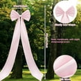 thumbnail image 3 of Large Double-Layer Bow Christmas Decoration, Christmas Tree Decoration Front Doors Outdoor Activities Multi-Purpose, 47*190Cm Large Bow Single Piece For Festive Displays, 3 of 3