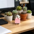 thumbnail image 5 of HonestMatter Sticky Note Holder, Cute Dog Shaped Post It Dispenser for Desk, Resin Memo Stand Pop Up Note Organizer, Kawaii Office Desk Accessories, White, 1 Pack, 5 of 5