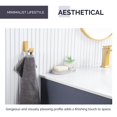 thumbnail image 3 of Angle Simple Towel Hook Matte Black, 304 Stainless Steel L Shape Robe Hook, Coat Hook for Bathroom, 3 of 9
