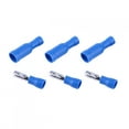 thumbnail image 4 of Autos Car Male & Female Bullet Socket Crimp Terminal Wire Connectors (Blue), 4 of 7