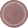 thumbnail image 2 of Unique Loom Outdoor Border Collection Area Rug - Soft Border (7' 10" Round Rust Red/Ivory), 2 of 6