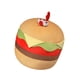 thumbnail image 5 of Encantadora comida, productos para muñecas, hamburguesa, juguete de peluche, silla divertida, cojín, hamburguesa, pollo, juguete de peluche para el, 5 of 9