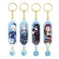 thumbnail image 2 of Llavero con colgante de acrílico para mujer, accesorio con diseño de dibujos animados, fuaros, Neuvillette, Wriothesley, Genshin Impact, Wanderer, Nahida, novedad, 2 of 4