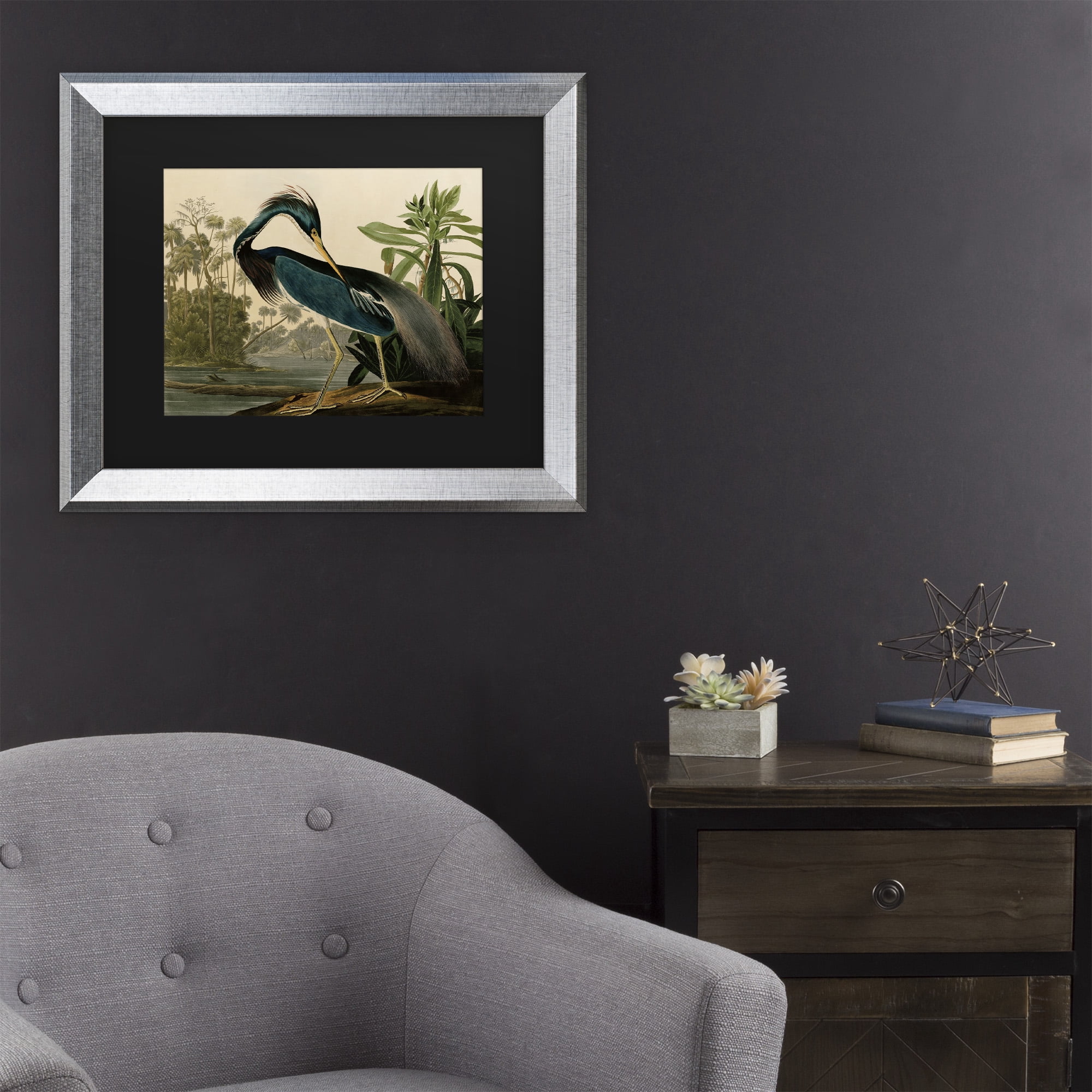Trademark Fine Art 'Louisiana Heron' Canvas Art by John James Audubon