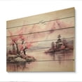 thumbnail image 2 of Designart "Forest Retreat Oasis IV" Countryside Print on Natural Pine Wood, 2 of 5