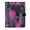 Grunge Pink-hearts, variant on DIY Insect Printed Microfiber Leather Notebook 9.2x6.7" Refillable Binder Journal with Pen Loop&Pockets 100 Sheets