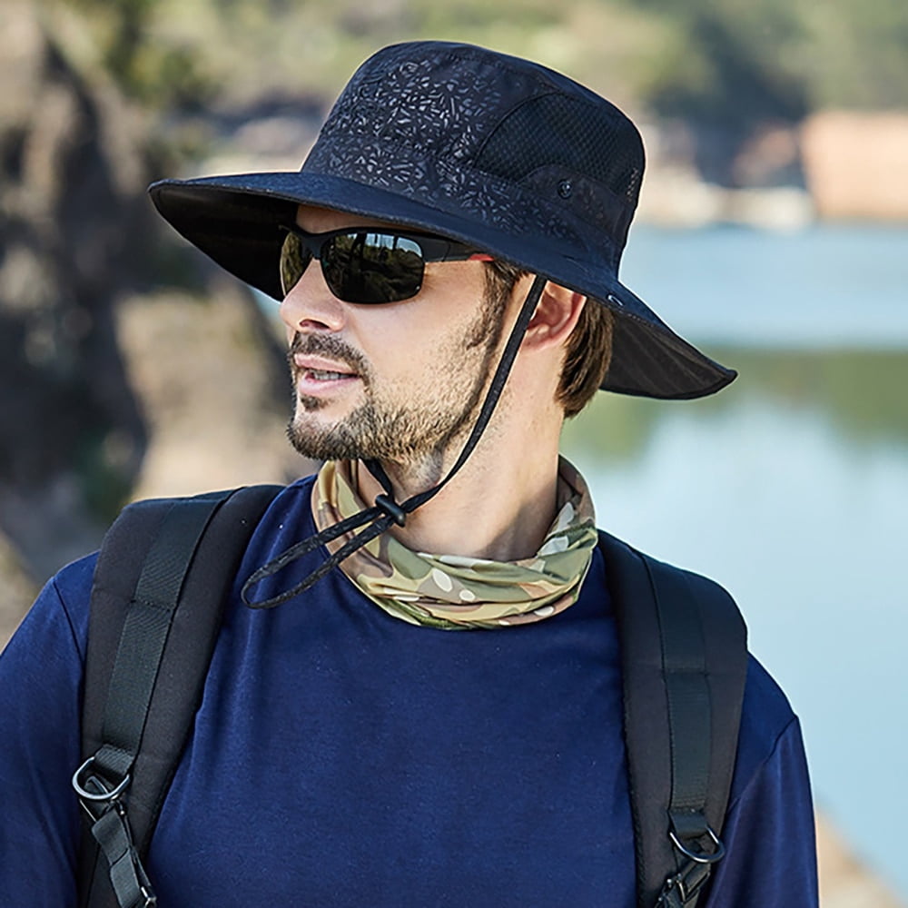 D8 Outdoor Fishing Hat Wide Brim Man 