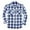 Navy, variant on Men's Button Down Regular Fit Long Sleeve Plaid Flannel Casual Shirts