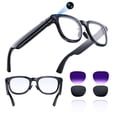 thumbnail image 1 of Gafas inteligentes Weyrinice con cámara 8 MP, video 4K y Bluetooth con IA, 1 of 9