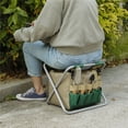 thumbnail image 3 of Multifunctional Multi Pocket Detachable Bag Kneeling Stool For Garden Weeding, 3 of 4