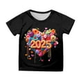 thumbnail image 1 of TZEWGL T-Shirts pour Nouveau-Né Imprimé Manches Courtes Col Rond Vêtements Confortables pour Enfants Taille 4-5T, 1 of 4